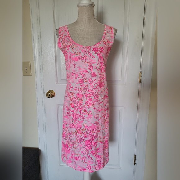 Lilly Pulitzer knee length bodycone dress. Reposhing, too large on me. NWT - Picture 3 of 11